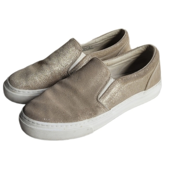 Gap Gold Hot Store Slip On Sz 7.5 - Picture 1 of 9
